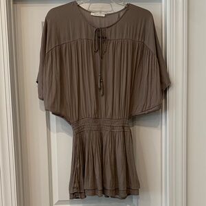 Mustard Seed Taupe mocha dress mini small
